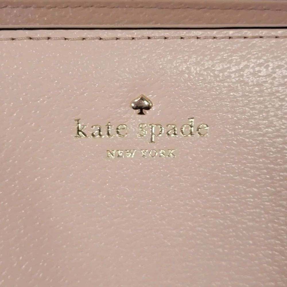Kate Spade HAYDEN Crossbody Blush Pink & Black Mini Small Bag Purse Classic Chic